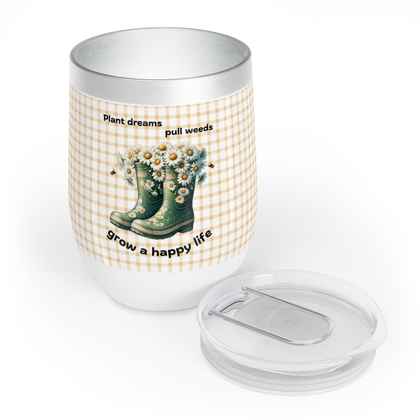 Plant Dreams Wine Tumbler