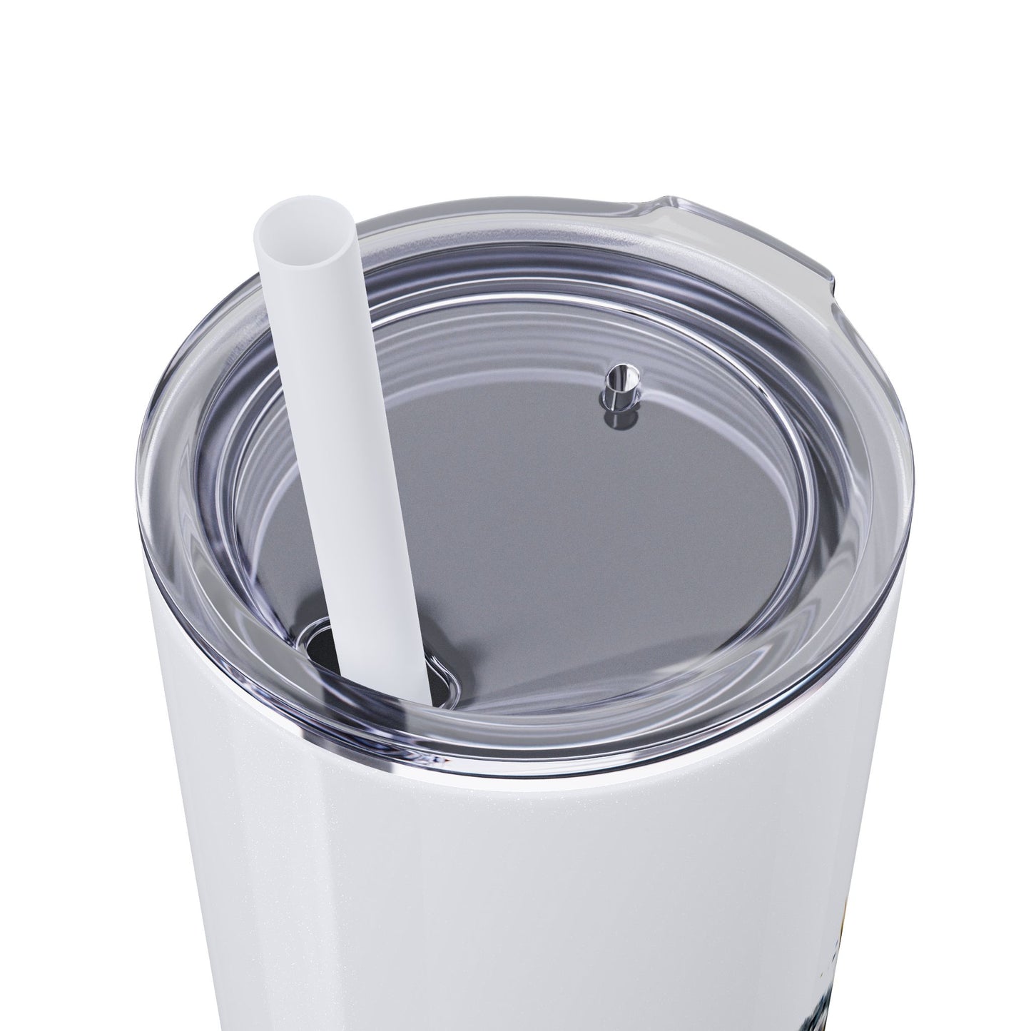 Choose the Wish - Skinny Tumbler with Straw