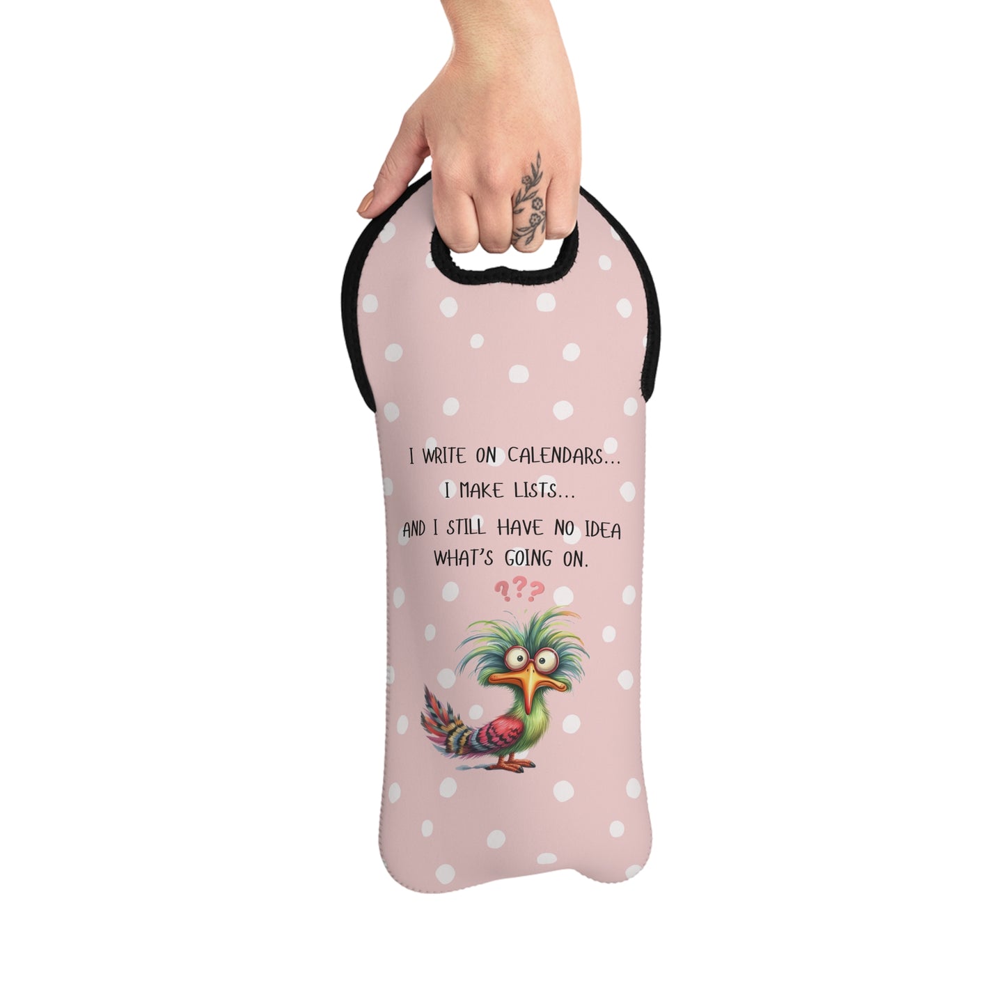 No Idea What's Going On - Wine Tote