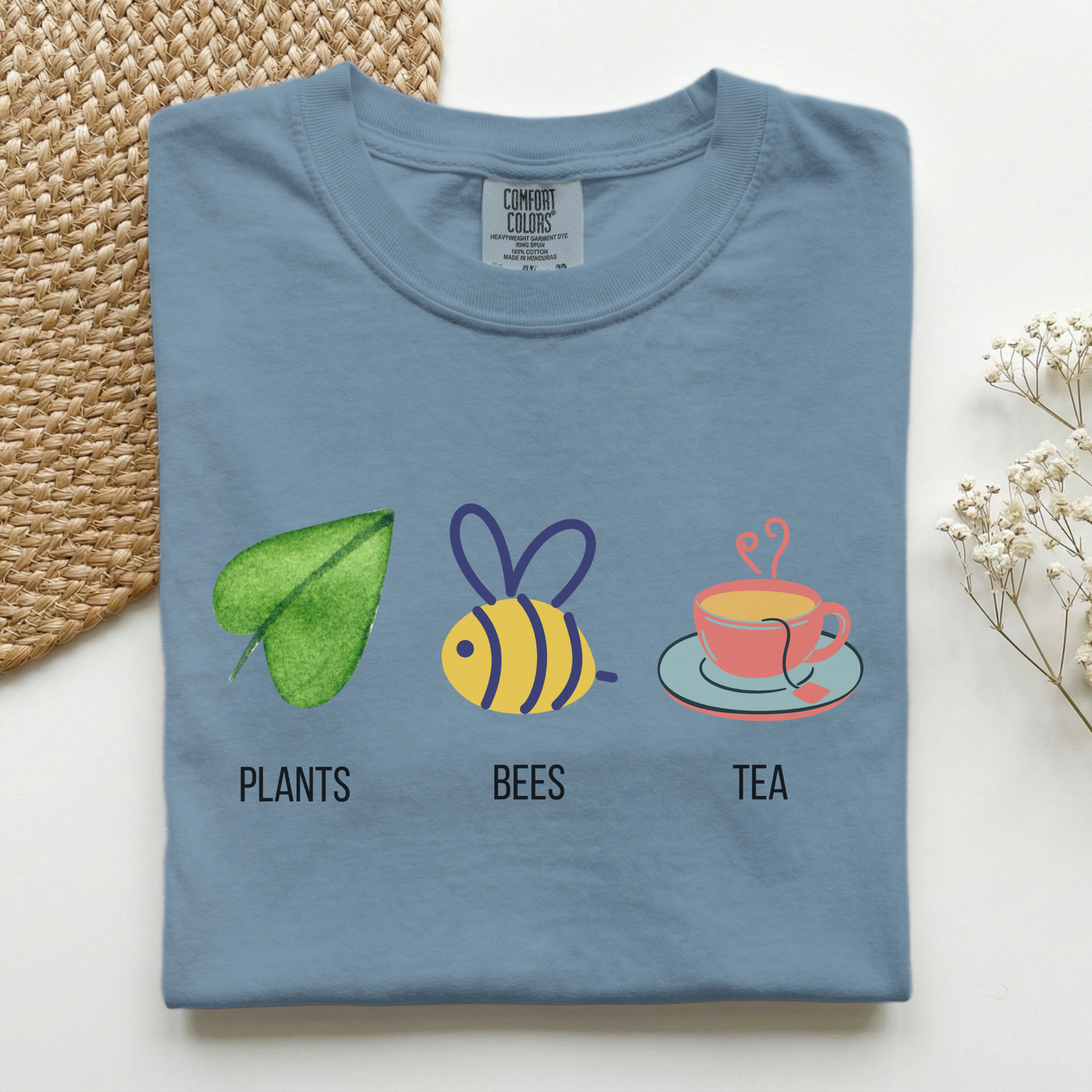 Plants Bees Teacup Premium Tee