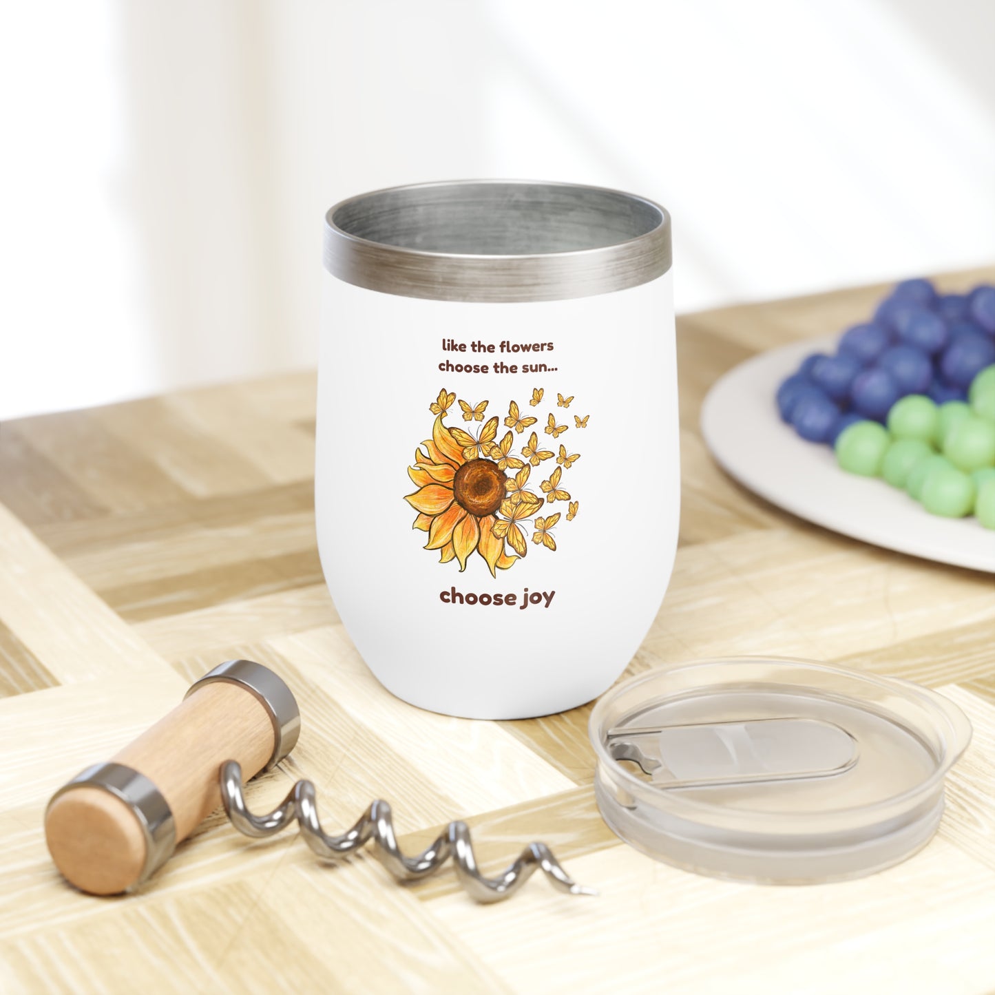 Choose Joy - Wine Tumbler