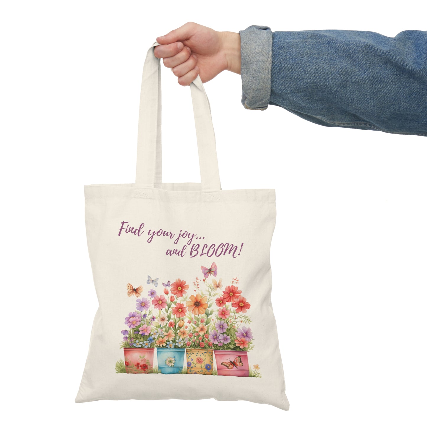 Find your joy and bloom - Tote Bag