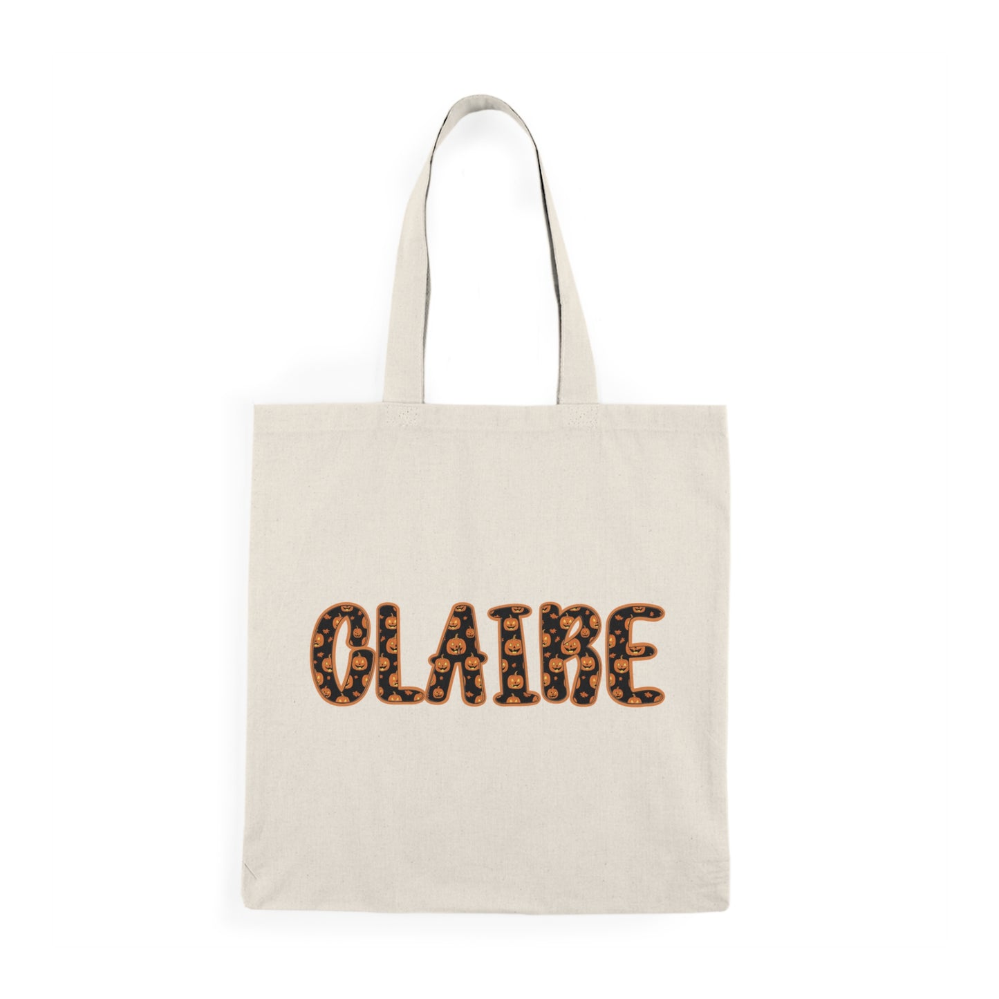 Personalized Trick or Treat Tote - Black Cat and Bats