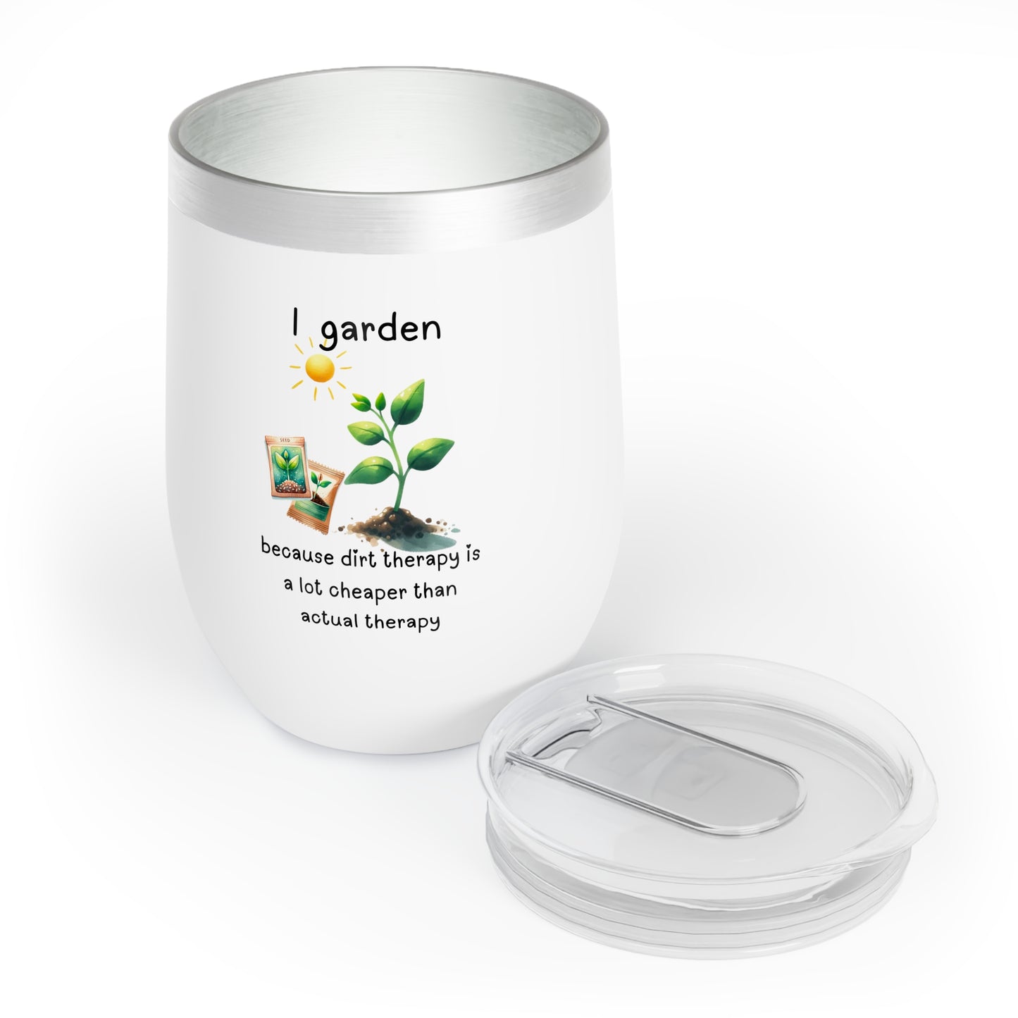 Dirt Therapy - Wine Tumbler
