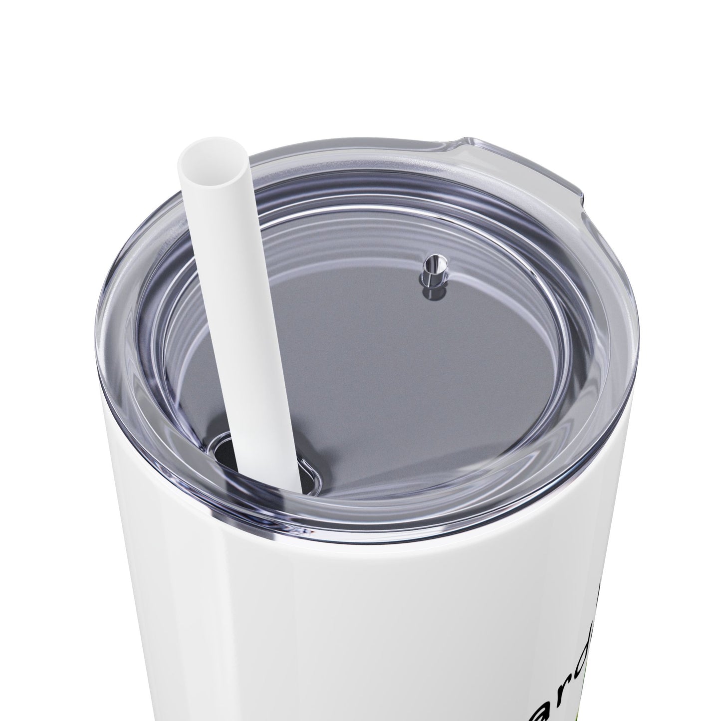 Dirt Therapy - Skinny Tumbler with Straw