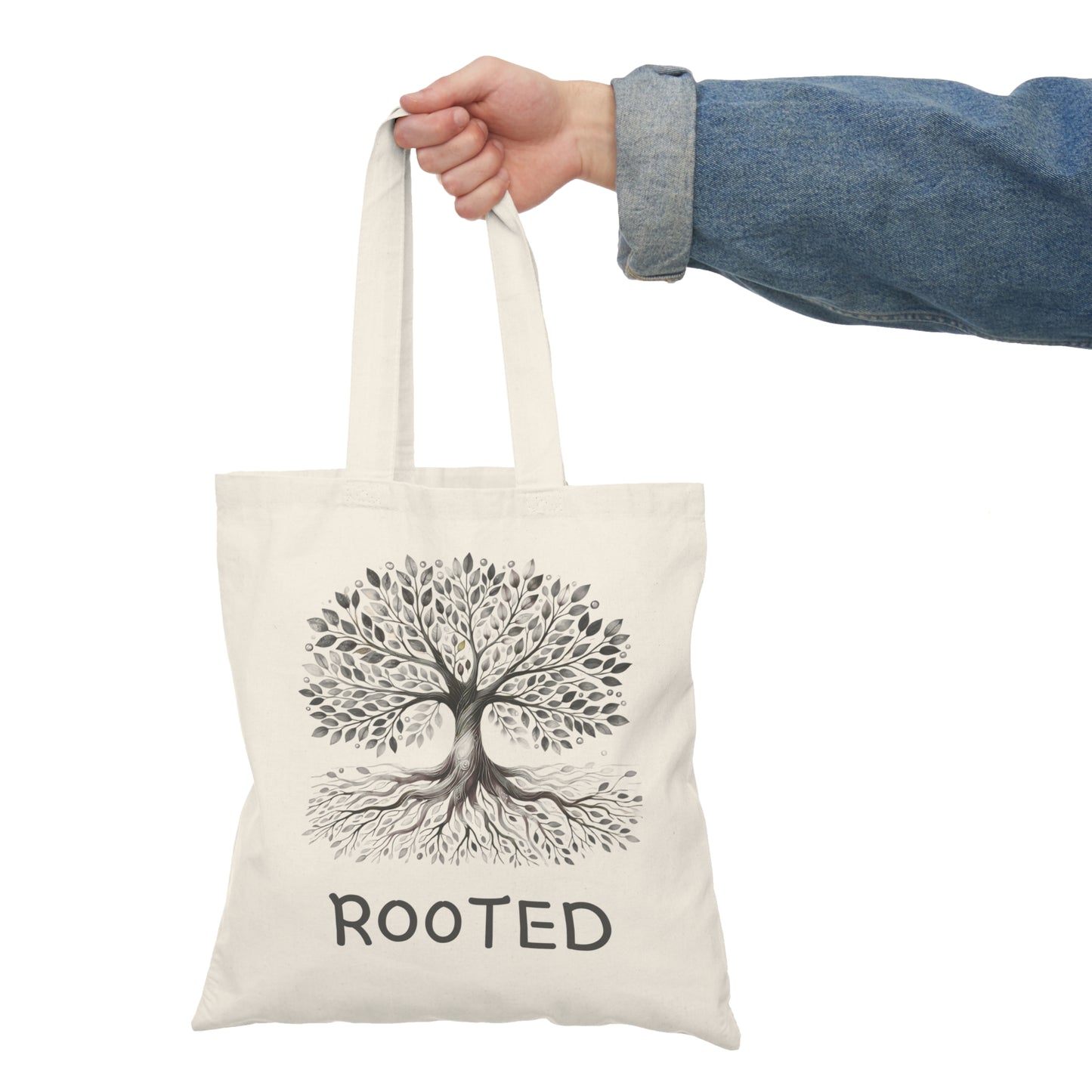 Rooted - Natural Tote Bag