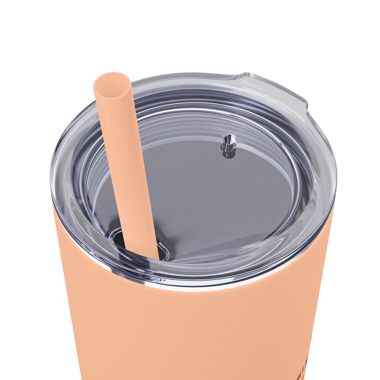 No Idea What's Going On - Skinny Tumbler with Straw