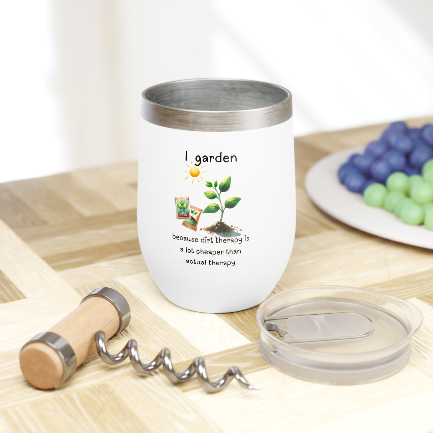 Dirt Therapy - Wine Tumbler