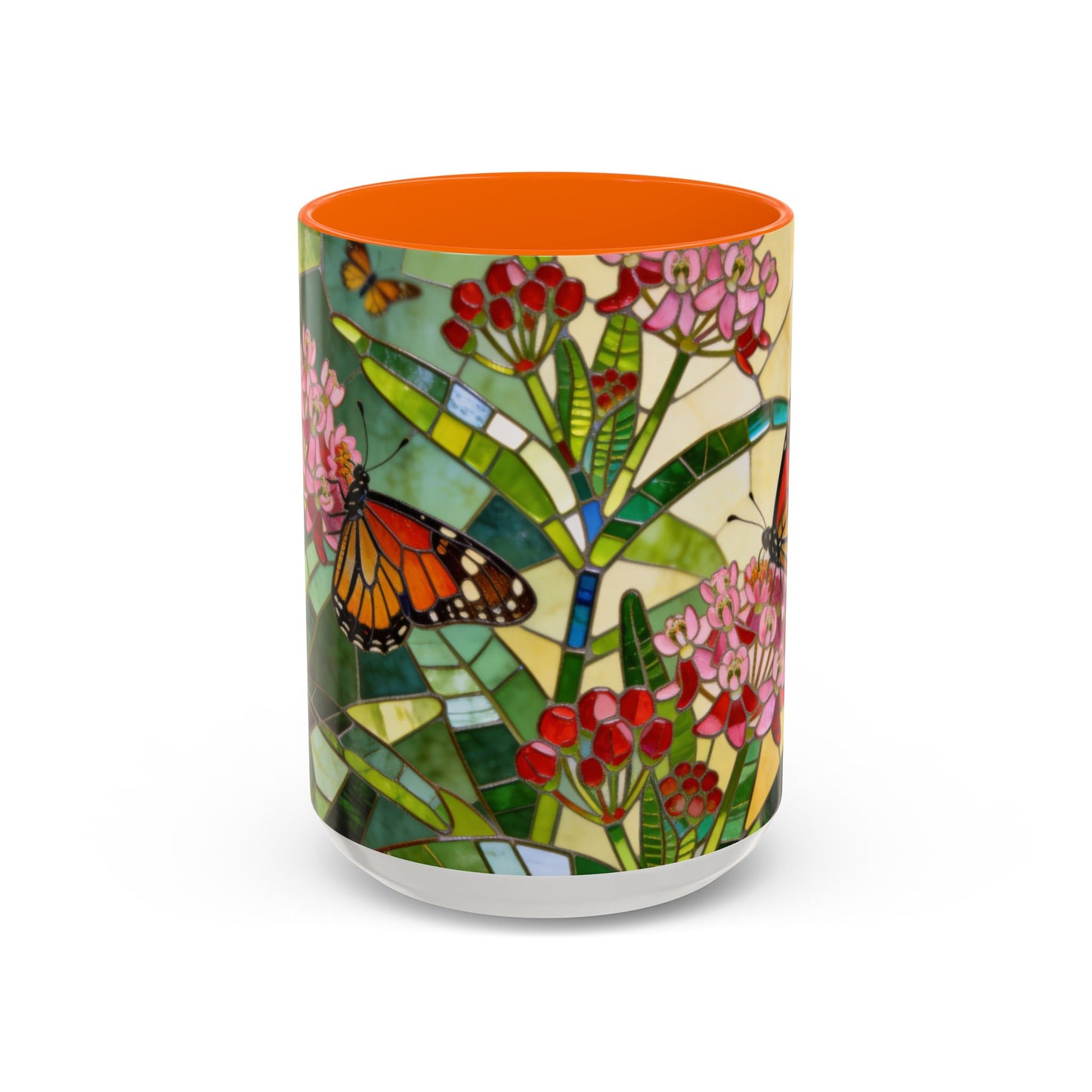 Monarch Stained Glass Style Coffee/Tea Mug (15oz)