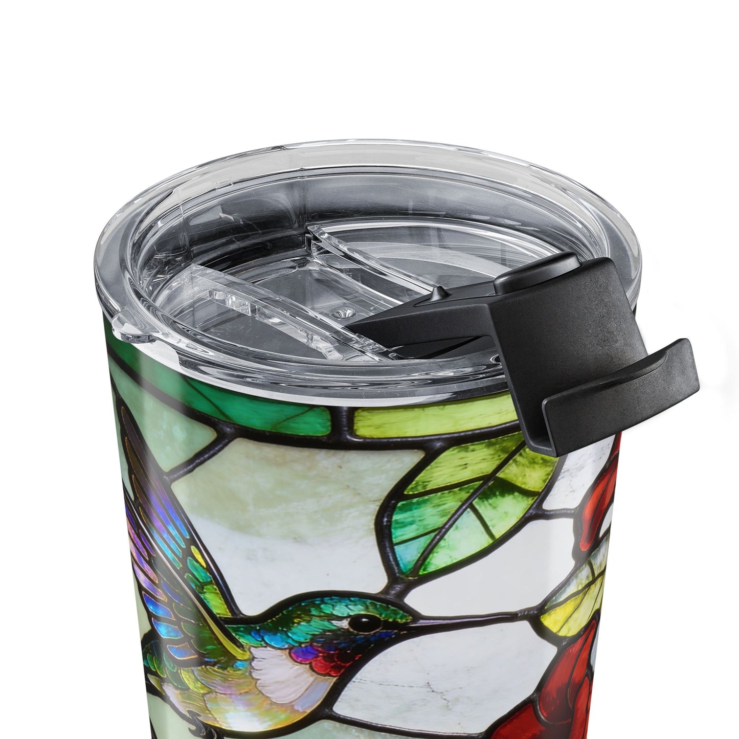 Hummingbird Stained Glass Style 20oz Tumbler