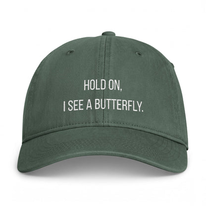 Hold On Embroidered Cap