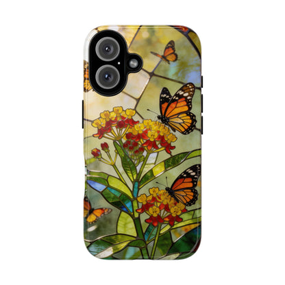 Monarch Stained Glass Style Phone Case