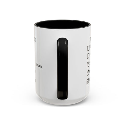 To Do List Coffee/Tea Mug 15oz