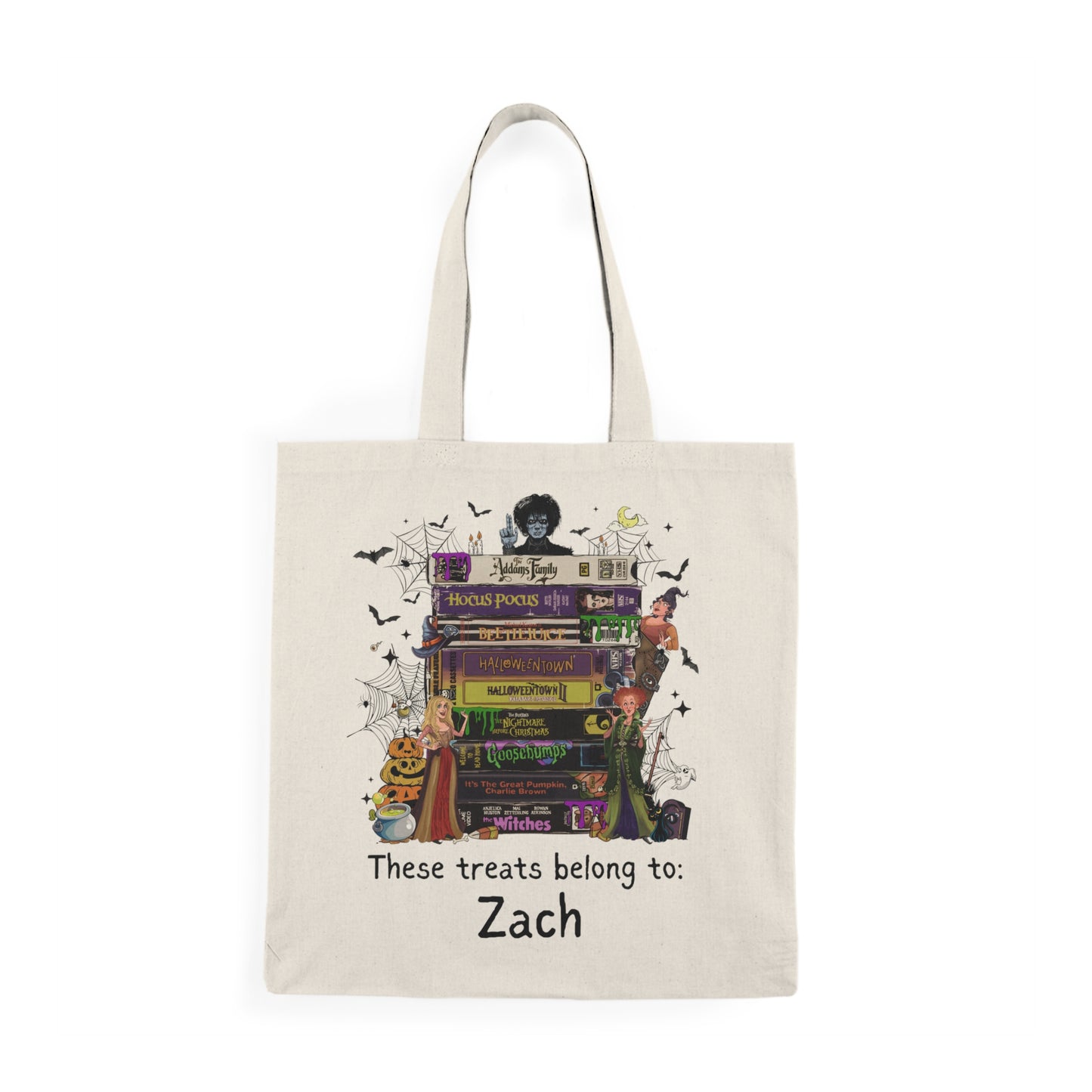 Personalized Trick or Treat Tote - Classic Movies
