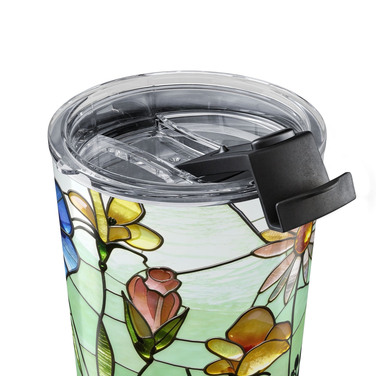 Wildflower Stained Glass Style 20oz Tumbler