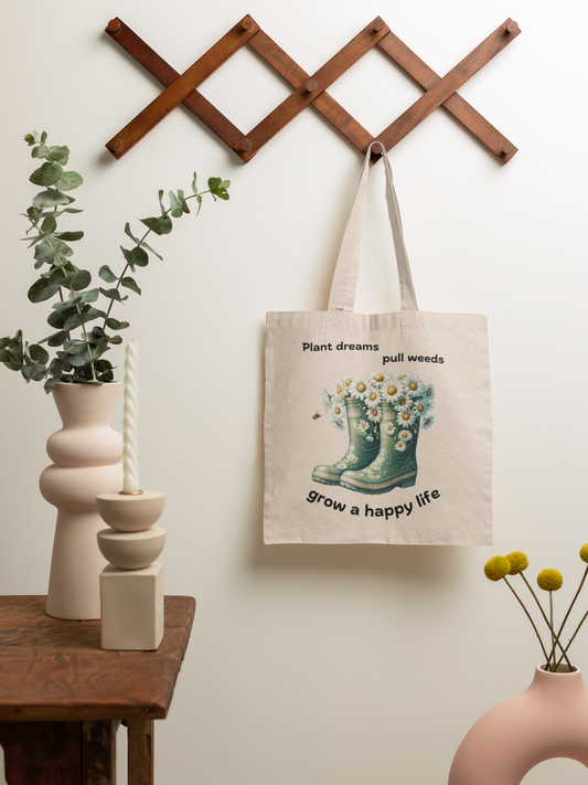 Plant Dreams Tote Bag - Natural