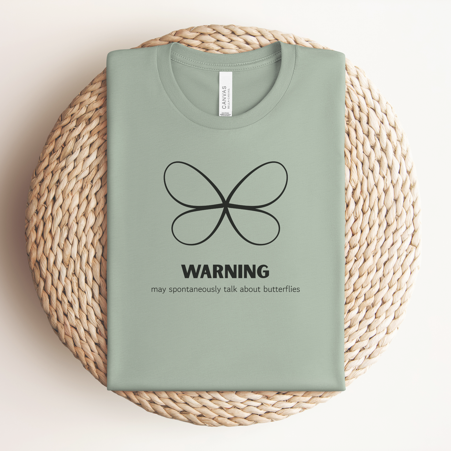 Warning Butterflies Premium Tee