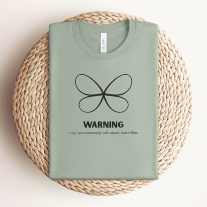 Warning Butterflies Premium Tee