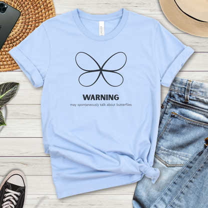 Warning Butterflies Premium Tee