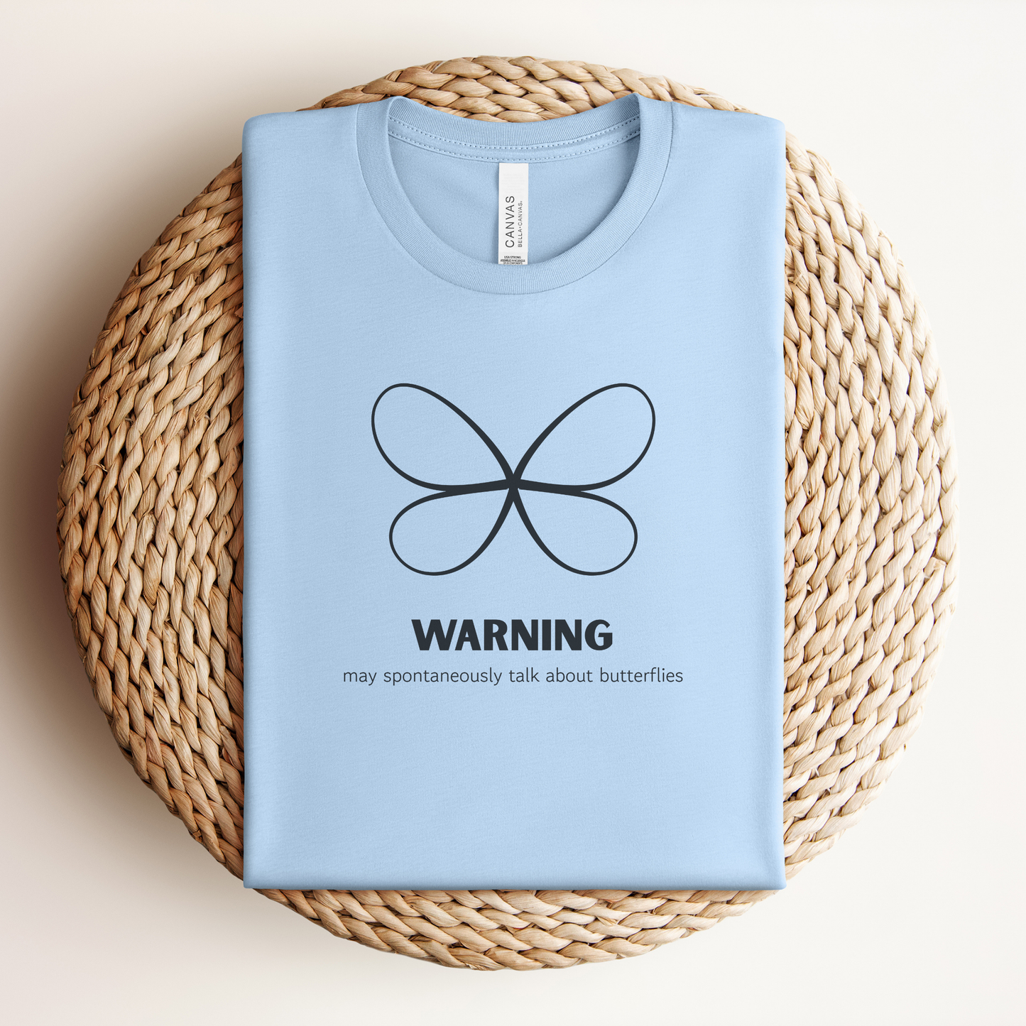 Warning Butterflies Premium Tee