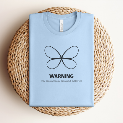 Warning Butterflies Premium Tee