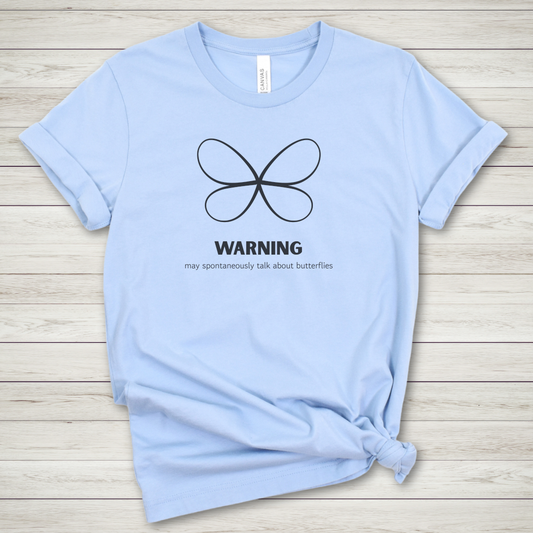 Warning Butterflies Premium Tee