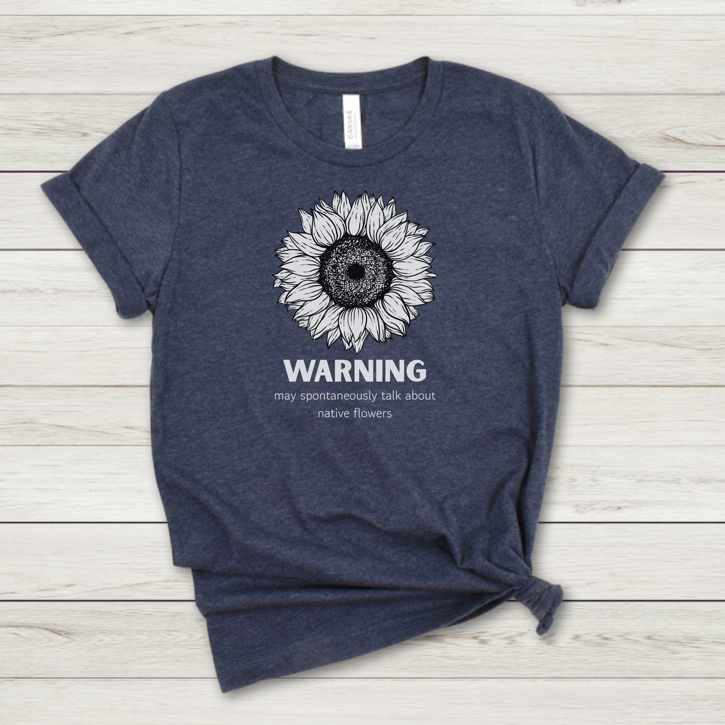 Warning Native Flowers Premium Tee