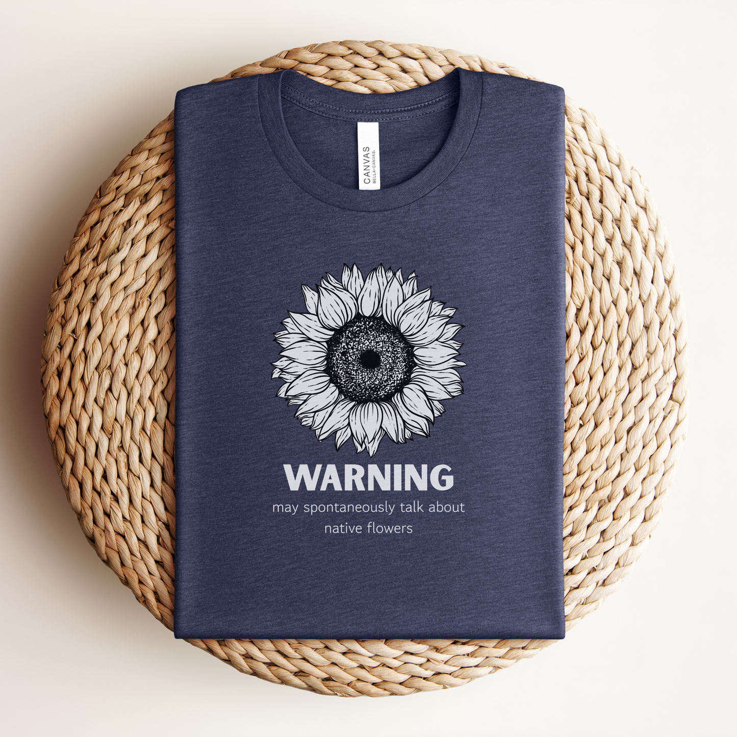 Warning Native Flowers Premium Tee