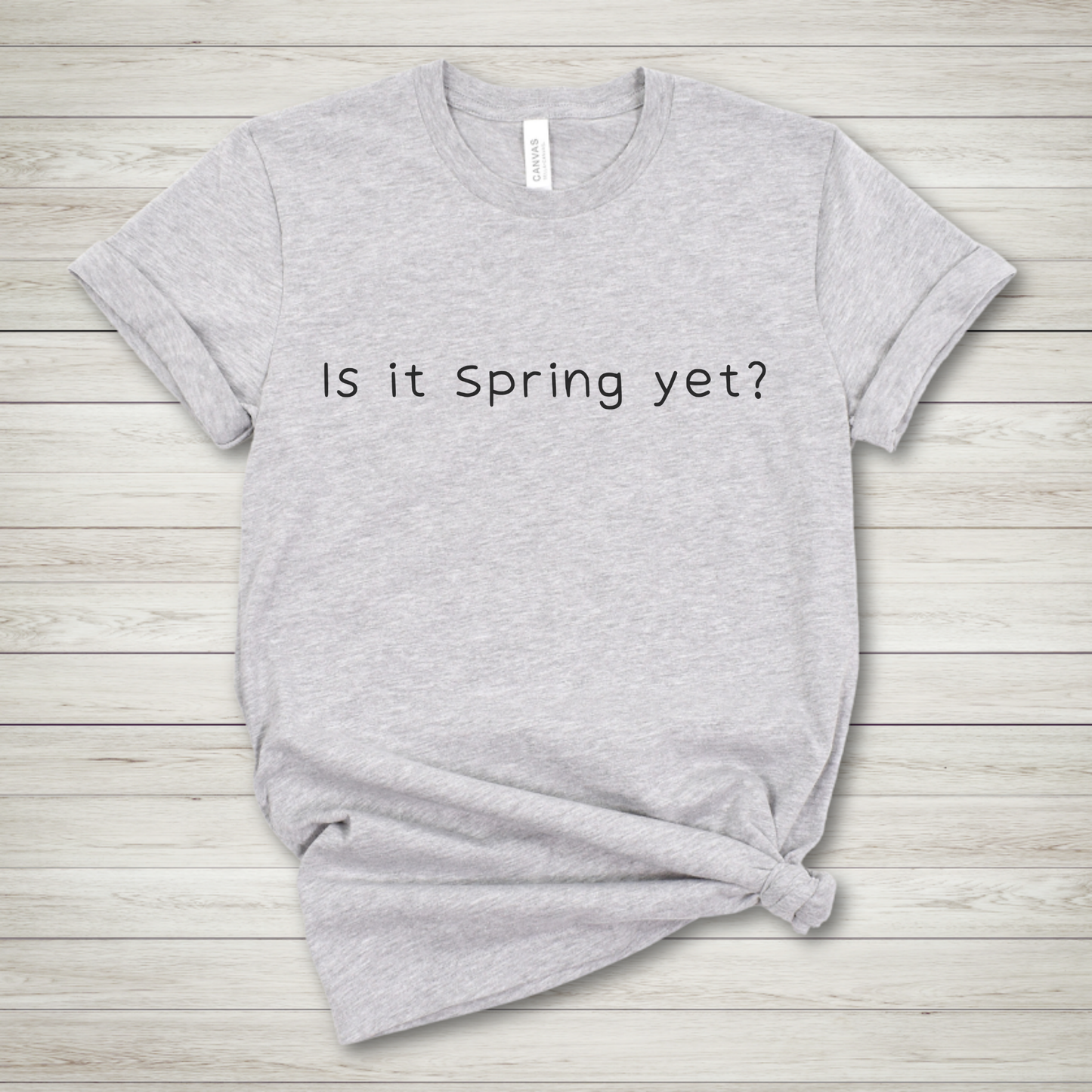 Is it Spring yet? (Text) Premium Tee