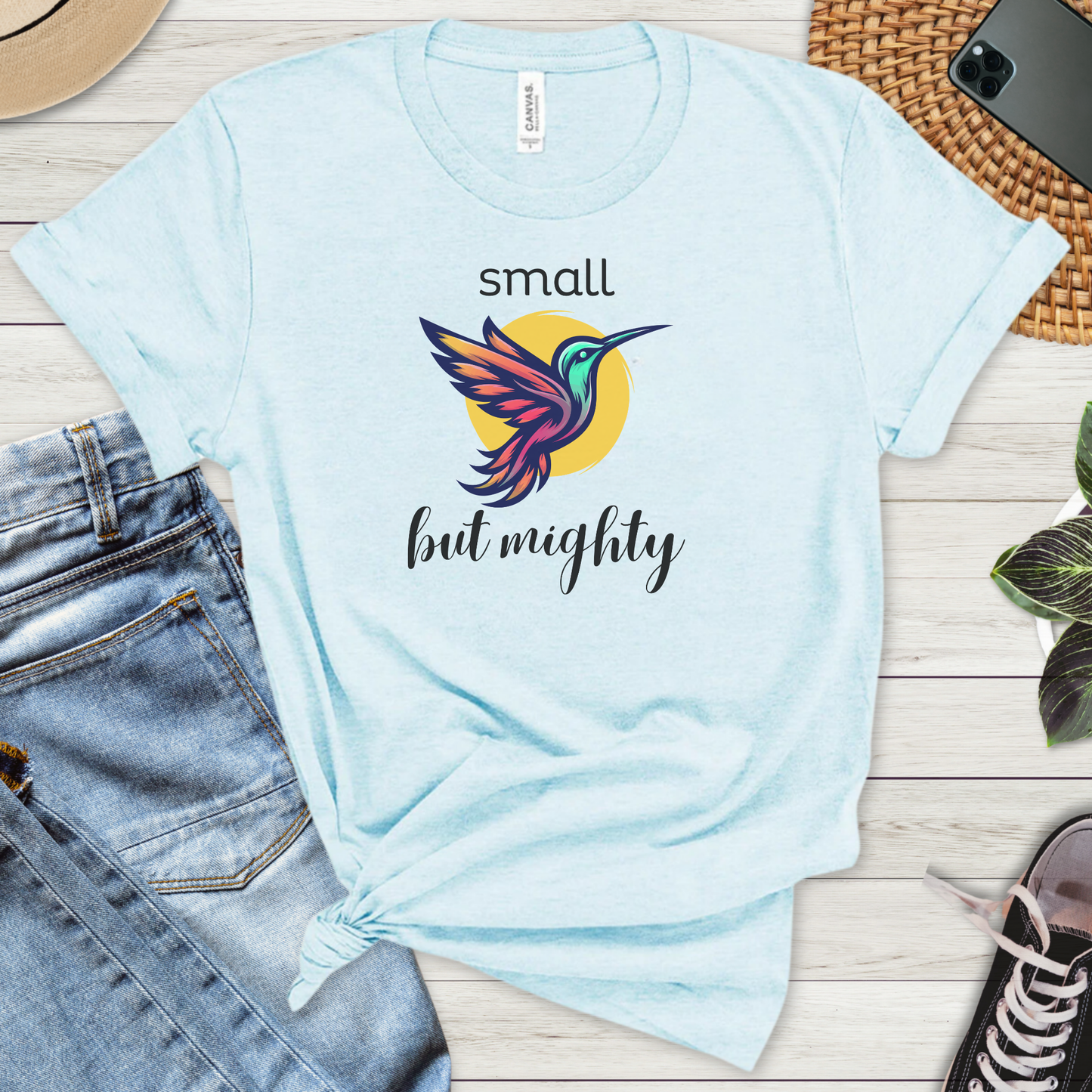Small but Mighty Hummingbird Premium Tee