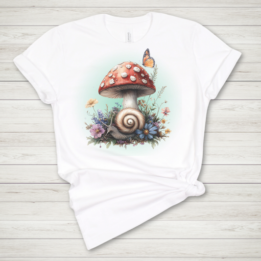 Snail and Toadstool Premium Tee