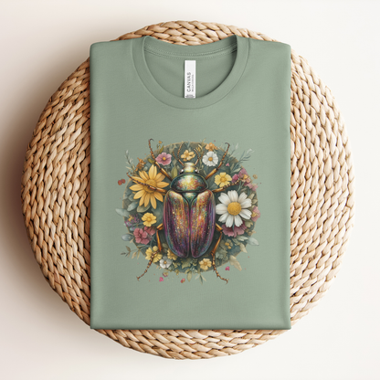 Floral Beetle Premium Tee