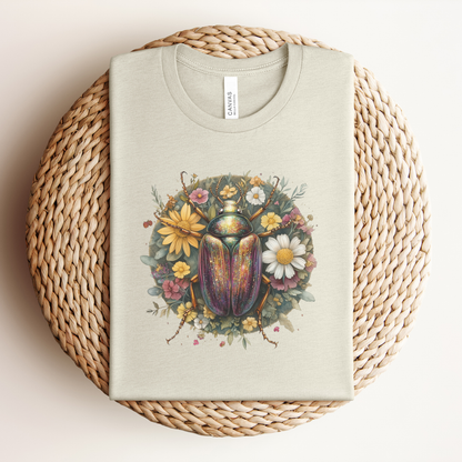 Floral Beetle Premium Tee