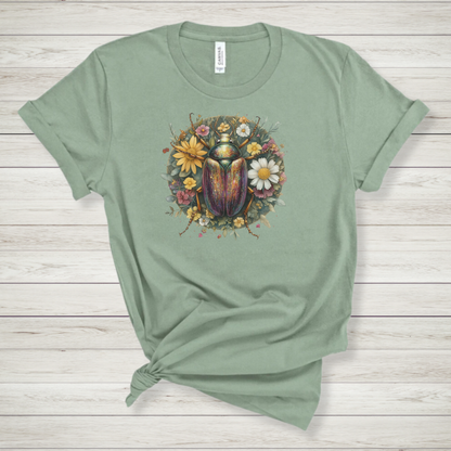 Floral Beetle Premium Tee