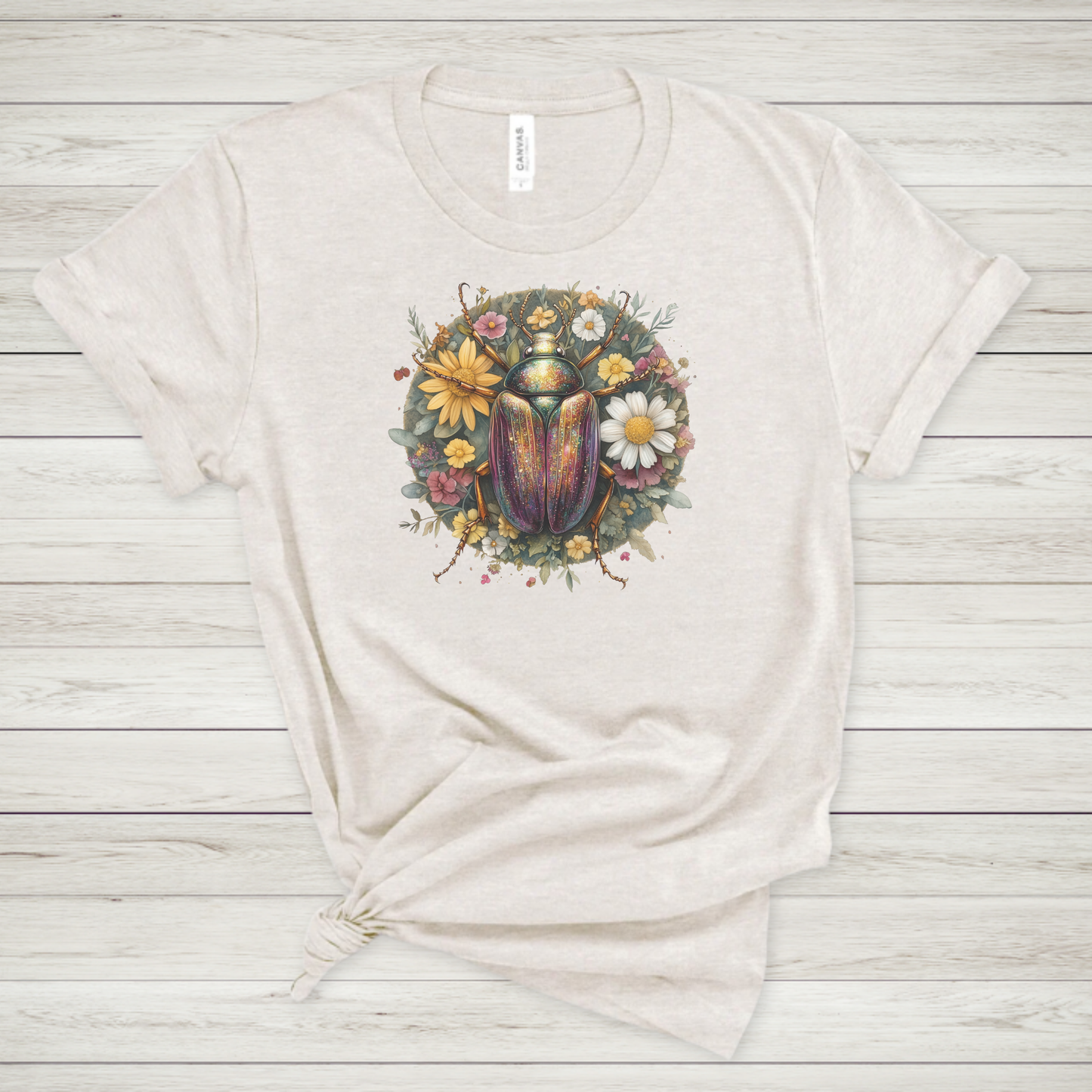 Floral Beetle Premium Tee