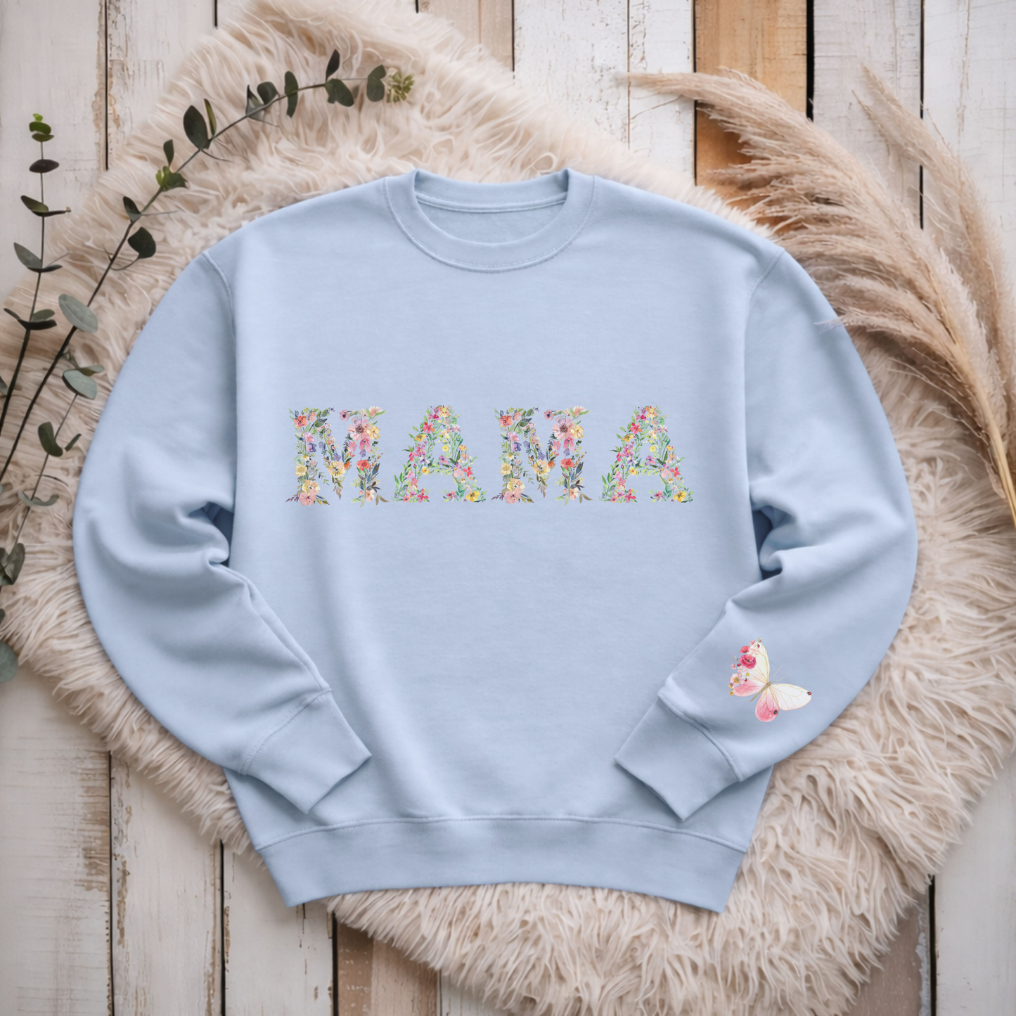 Floral MAMA Premium Sweatshirt
