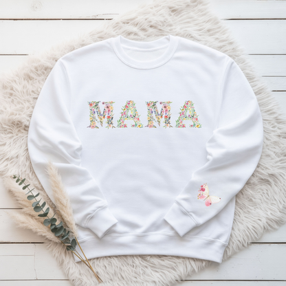 Floral MAMA Premium Sweatshirt