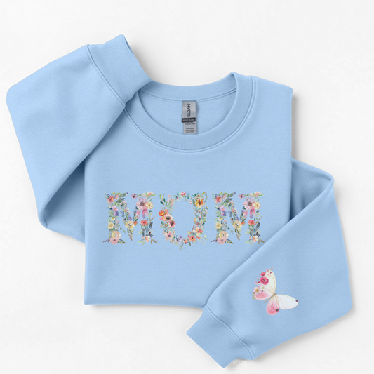 Floral MOM Premium Sweatshirt