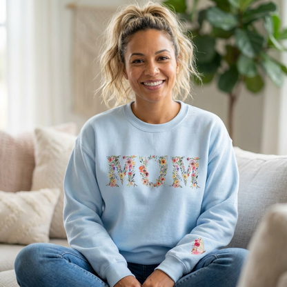 Floral MOM Premium Sweatshirt