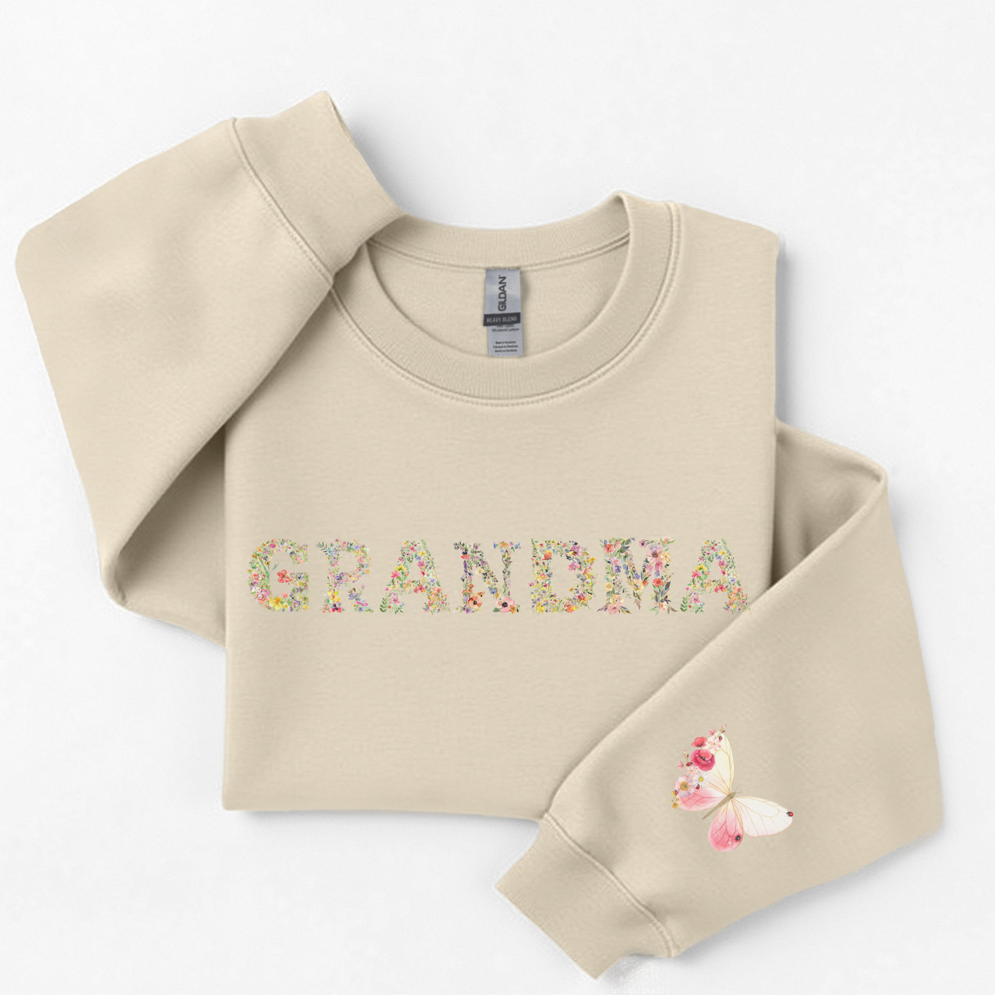 Floral GRANDMA Premium Sweatshirt