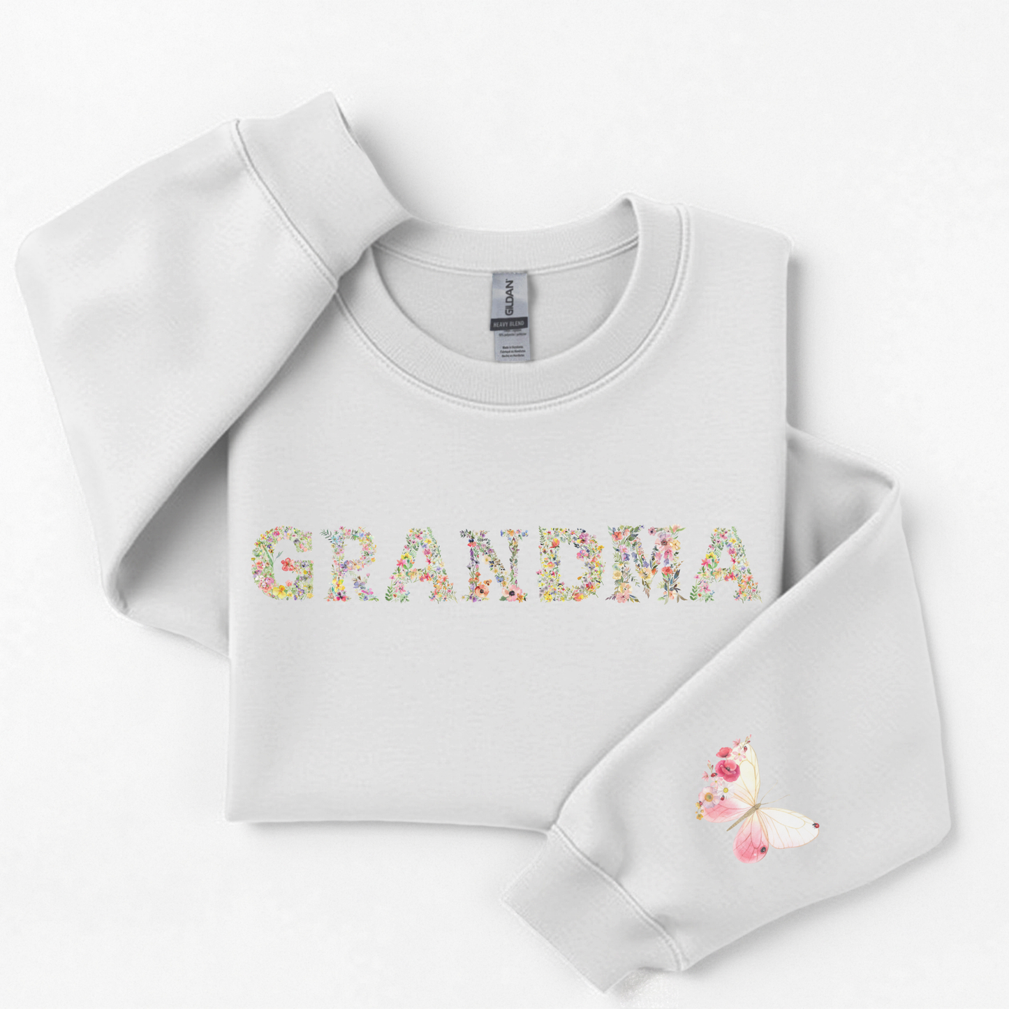 Floral GRANDMA Premium Sweatshirt