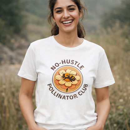 No Hustle Pollinator Club Premium Tee