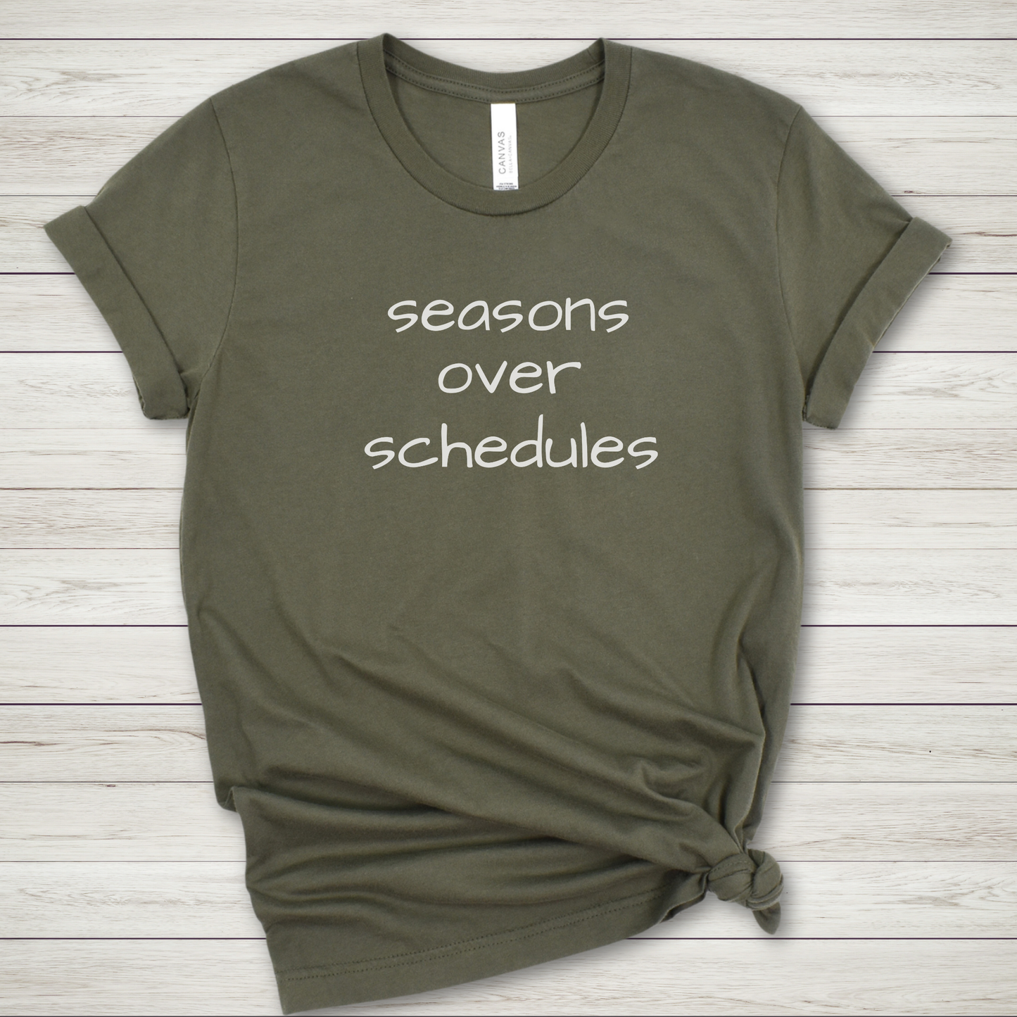 Seasons over Schedules Premium Tee