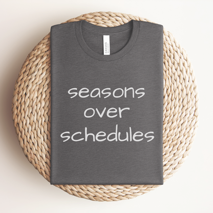 Seasons over Schedules Premium Tee