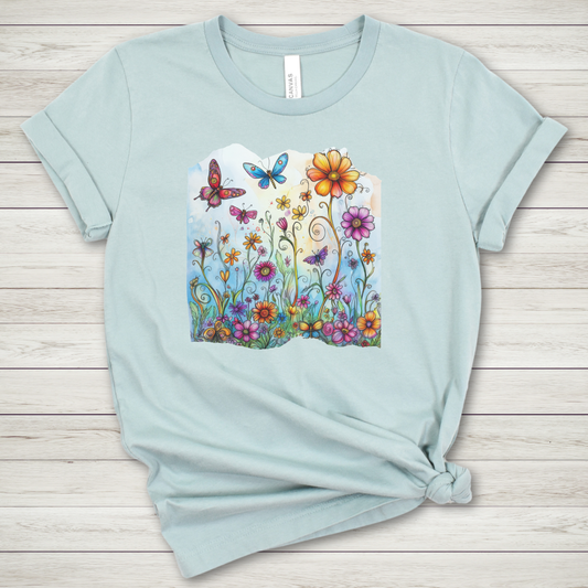 Whimsical Butterflies Premium Tee