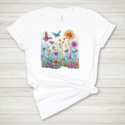 Whimsical Butterflies Premium Tee