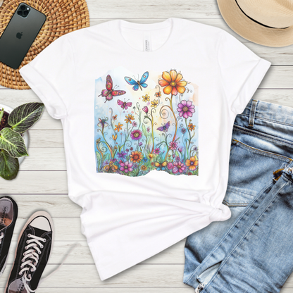 Whimsical Butterflies Premium Tee