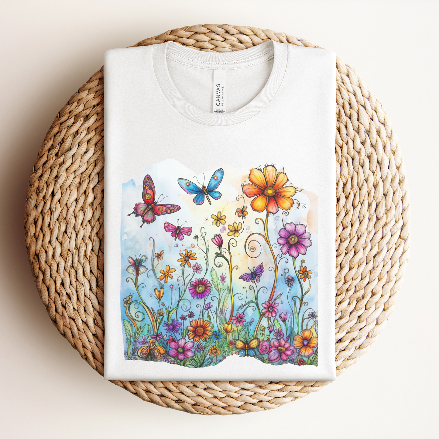 Whimsical Butterflies Premium Tee