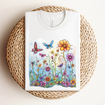 Whimsical Butterflies Premium Tee