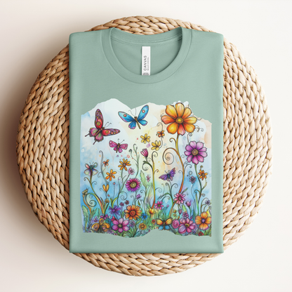 Whimsical Butterflies Premium Tee